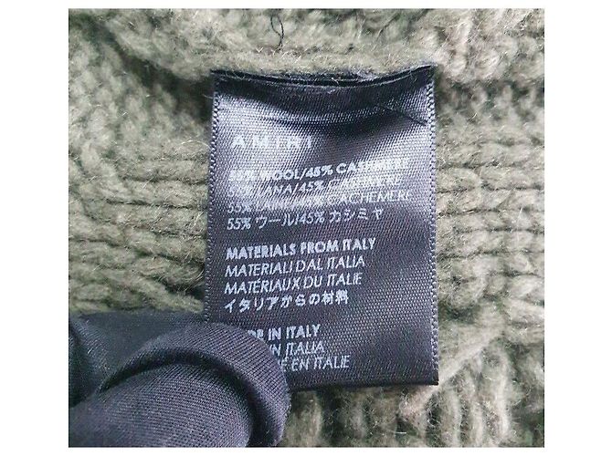 Amiri Distressed Wool Cashmere Cardigan Black - view 5