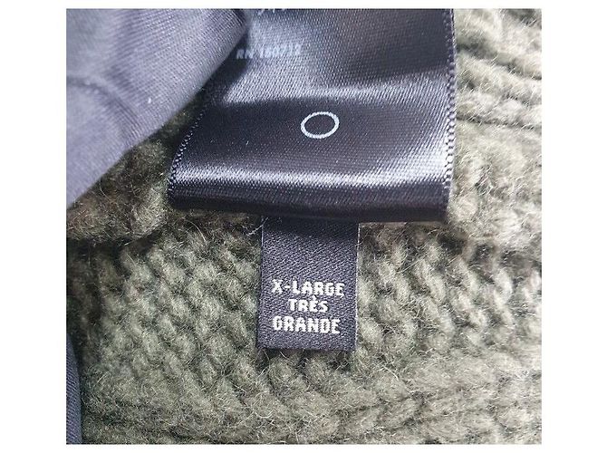 Amiri Distressed Wool Cashmere Cardigan Black - view 6