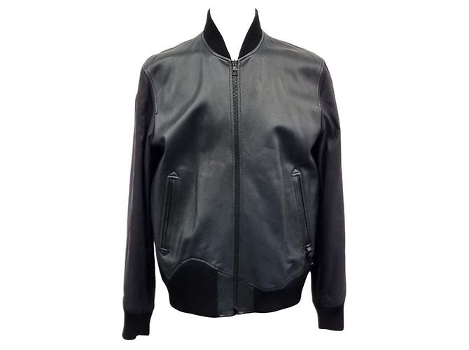 Louis Vuitton Reversible technische Lederjacke Schwarz - Ansicht 4