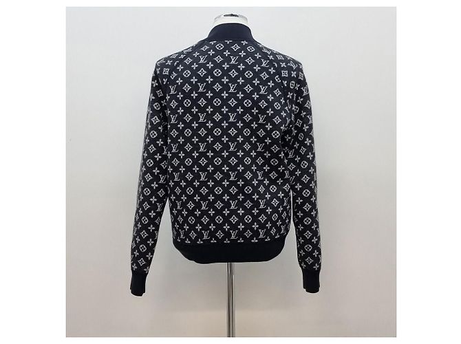 Louis Vuitton Giacca da tuta reversibile Monogram Nero - vista 6