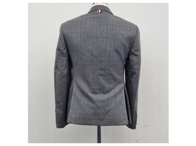 Thom Browne Completo classico in lana Marrone - vista 8