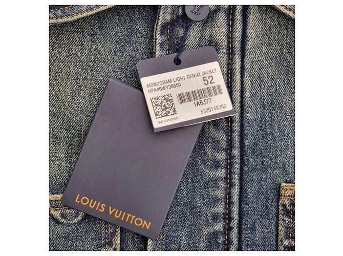 Louis Vuitton Giacca in denim Carpenter non utilizzata Blu - vista 10