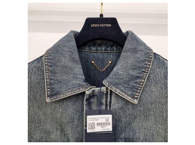 Louis Vuitton Giacca in denim Carpenter non utilizzata Blu - vista 5