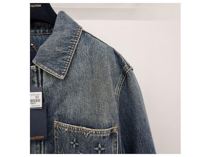Louis Vuitton Giacca in denim Carpenter non utilizzata Blu - vista 6