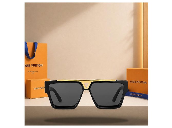 Louis Vuitton Evidence Sunglasses Black Acetate Frame - view 3