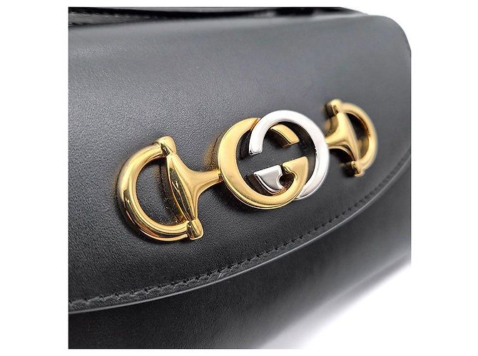 Gucci Interlocking Jumi Mini Crossbody Bag Schwarz - Ansicht 8