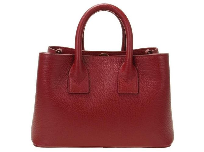 Burberry Vermont Check Leder Mini Tasche Rot - Ansicht 3
