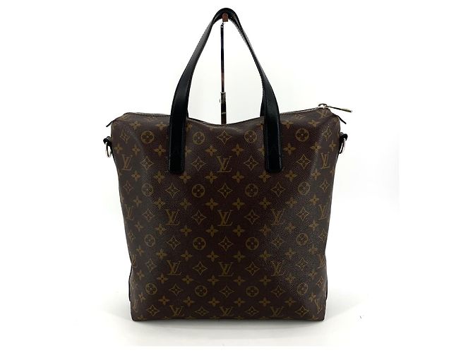 Louis Vuitton Tote e borsa a tracolla Kitaan in tela Monogram Macassar Multicolore - vista 3
