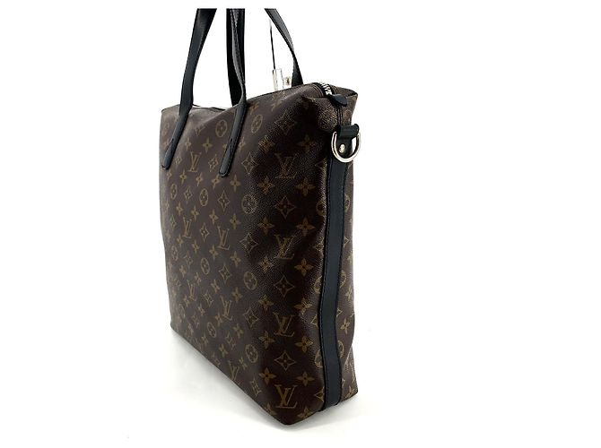 Louis Vuitton Tote e borsa a tracolla Kitaan in tela Monogram Macassar Multicolore - vista 4