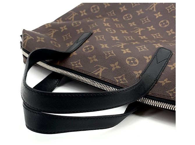 Louis Vuitton Tote e borsa a tracolla Kitaan in tela Monogram Macassar Multicolore - vista 8