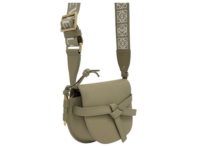 Loewe Gate Bag Dual Mini Shoulder Bag Crossbody Green - view 3