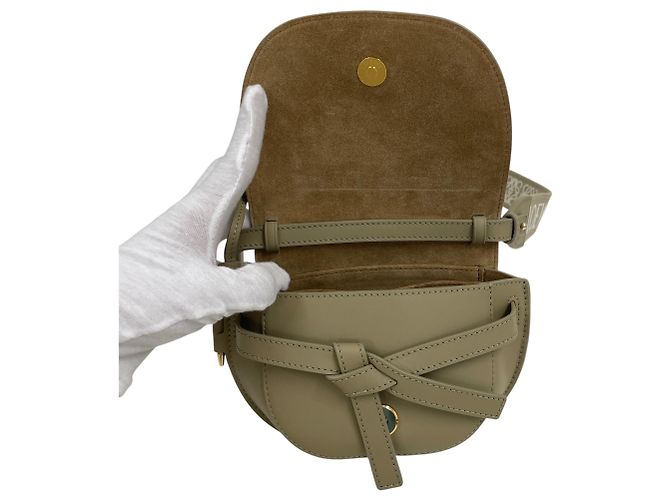Loewe Gate Bag Dual Mini Shoulder Bag Crossbody Green - view 5