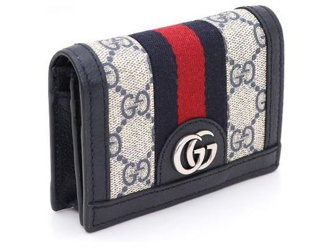 Gucci Tarjetero Ophidia GG Supreme Azul - vista 2
