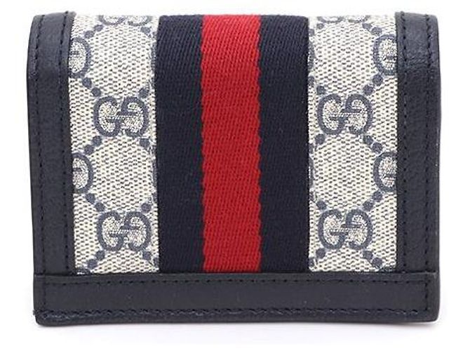 Gucci Tarjetero Ophidia GG Supreme Azul - vista 3