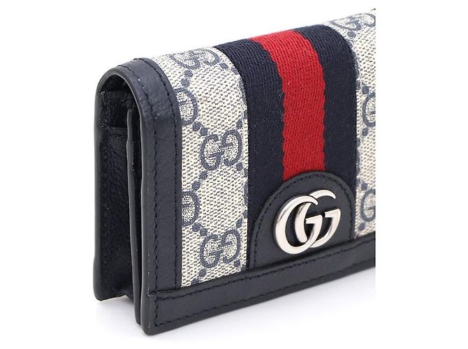 Gucci Tarjetero Ophidia GG Supreme Azul - vista 4