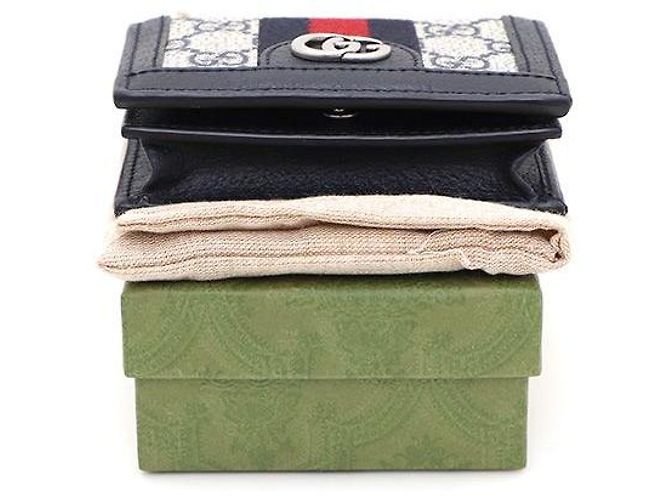 Gucci Tarjetero Ophidia GG Supreme Azul - vista 7
