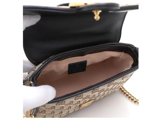 Gucci Borsa Tote Mini in tela Marmont Top Handle e borsa a tracolla - vista 8