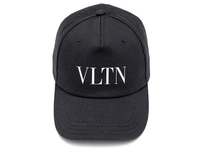 Valentino Cappellino da baseball da uomo con logo stampato Nero - vista 3