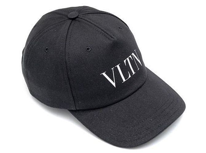 Valentino Cappellino da baseball da uomo con logo stampato Nero - vista 5