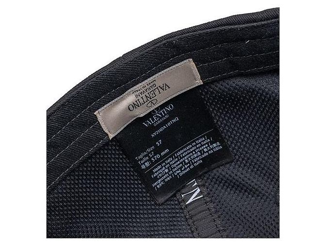 Valentino Cappellino da baseball da uomo con logo stampato Nero - vista 8