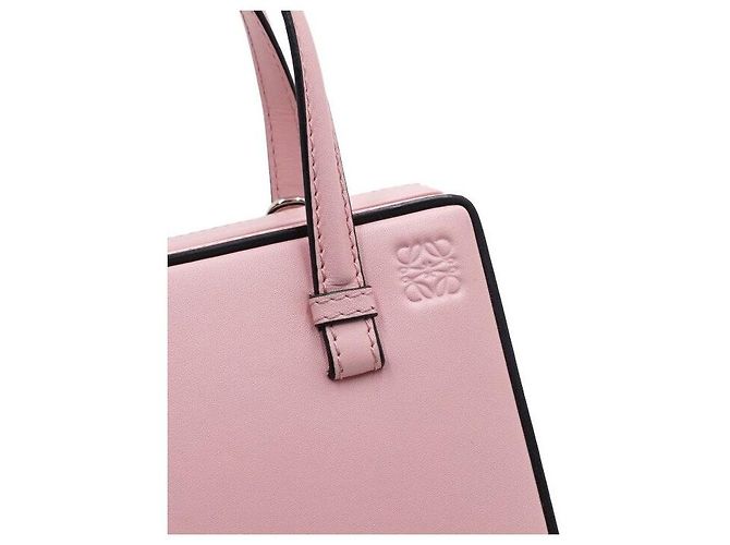 Loewe Piccola borsa tote e borsa a tracolla in pelle di vitello rosa - vista 10