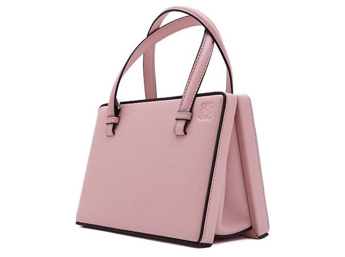 Loewe Piccola borsa tote e borsa a tracolla in pelle di vitello rosa - vista 2