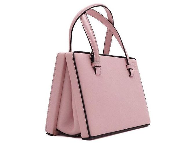 Loewe Piccola borsa tote e borsa a tracolla in pelle di vitello rosa - vista 3