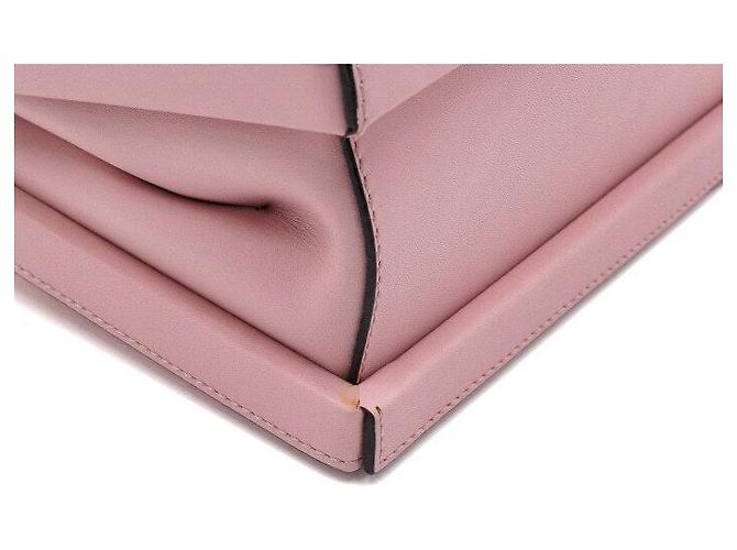 Loewe Piccola borsa tote e borsa a tracolla in pelle di vitello rosa - vista 9