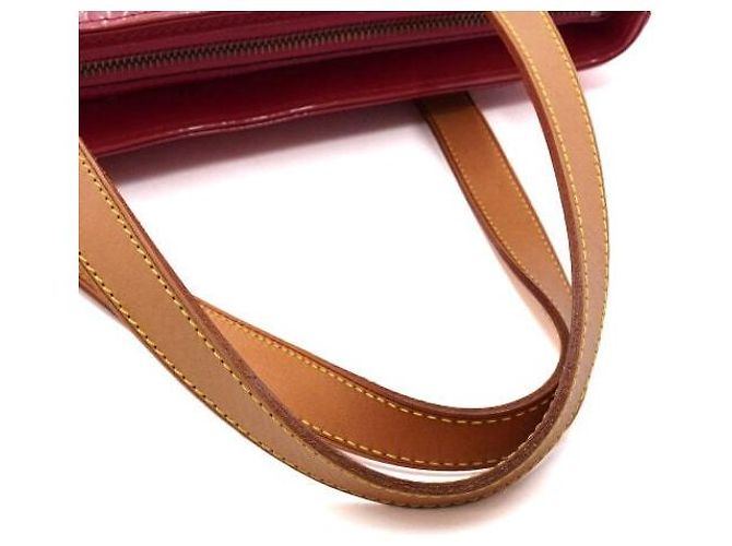 Louis Vuitton Borsa Tote Houston Monogram Vernis Rosa - vista 11