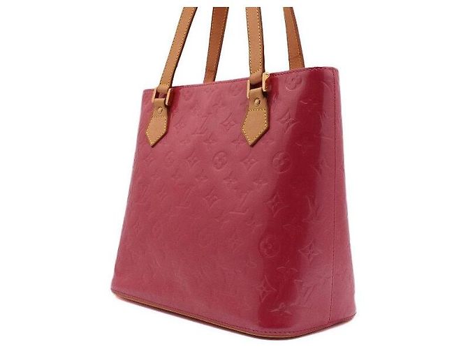 Louis Vuitton Borsa Tote Houston Monogram Vernis Rosa - vista 2