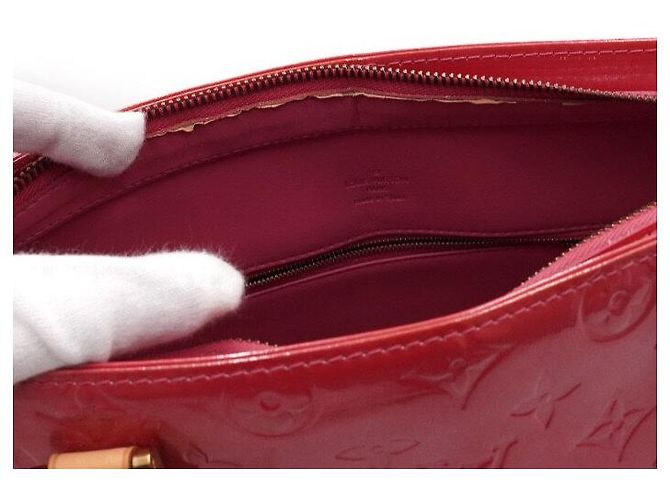 Louis Vuitton Borsa Tote Houston Monogram Vernis Rosa - vista 6