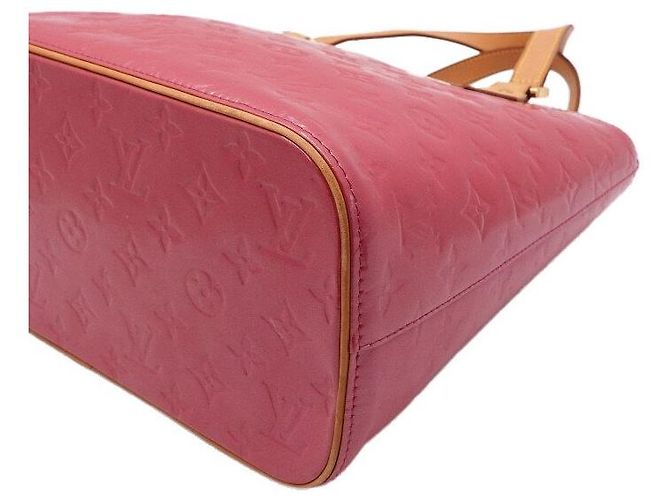 Louis Vuitton Borsa Tote Houston Monogram Vernis Rosa - vista 8