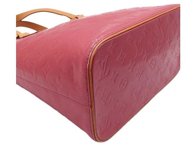 Louis Vuitton Borsa Tote Houston Monogram Vernis Rosa - vista 9