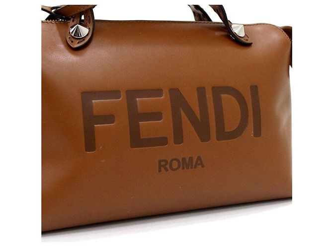 Fendi Brauner Leder Tote Bag Medium By The Way - Ansicht 9