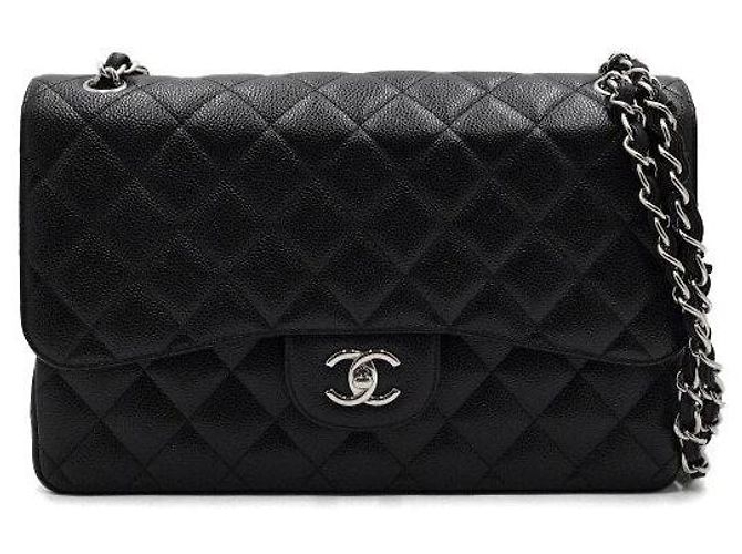 Chanel Borsa a tracolla con catena argentata Nero - vista 2