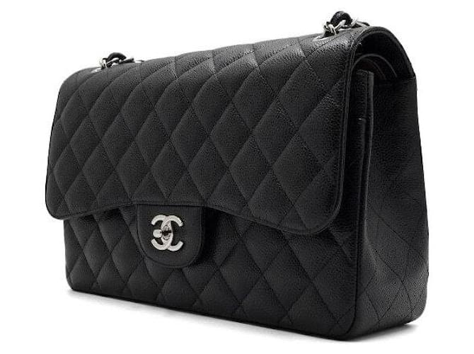 Chanel Borsa a tracolla con catena argentata Nero - vista 3