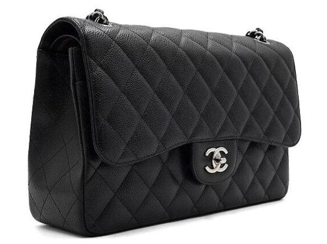 Chanel Borsa a tracolla con catena argentata Nero - vista 4