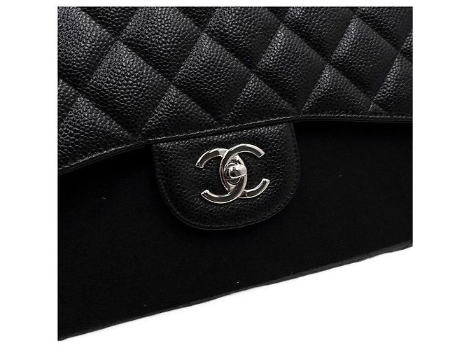 Chanel Borsa a tracolla con catena argentata Nero - vista 9