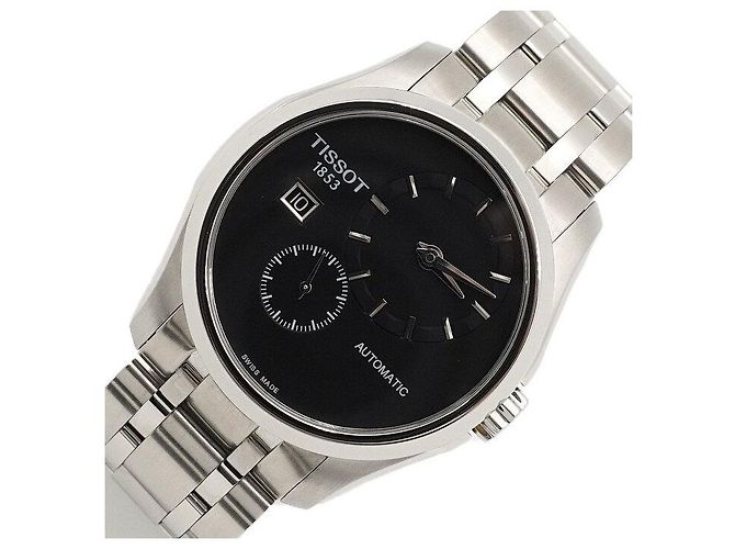 Tissot Orologio automatico da uomo in acciaio inossidabile Couturier Argento - vista 2