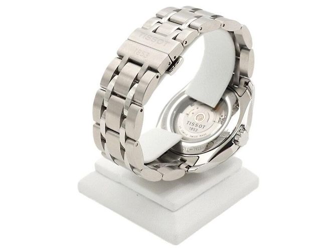 Tissot Orologio automatico da uomo in acciaio inossidabile Couturier Argento - vista 5