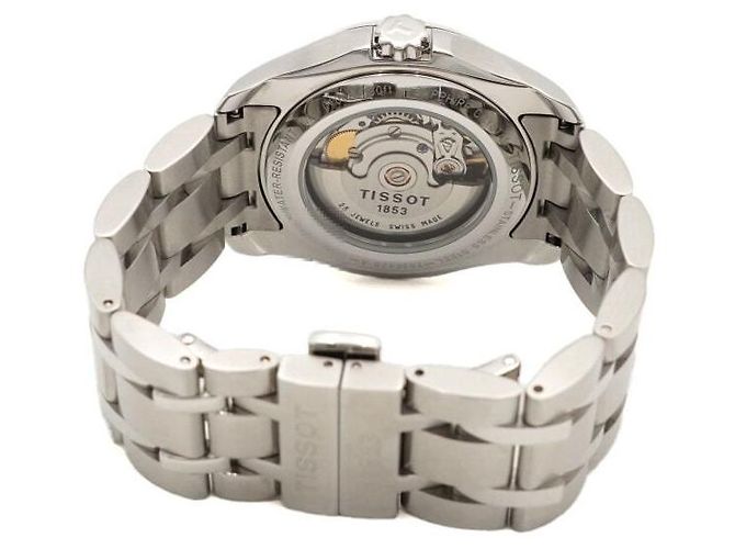 Tissot Orologio automatico da uomo in acciaio inossidabile Couturier Argento - vista 6