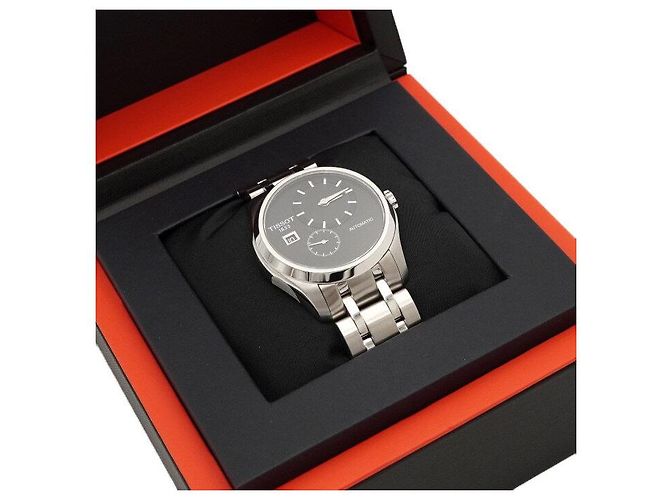 Tissot Orologio automatico da uomo in acciaio inossidabile Couturier Argento - vista 7