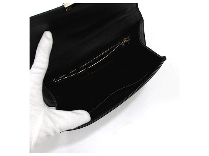 Valentino Borsa a Spalla e Borsa a Tracolla Rockstud Gold Chain Nero - vista 6