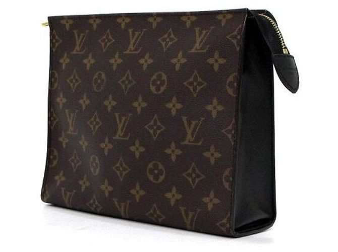 Louis Vuitton Pochette Toilette Monogram Pochette NM Unisex Pouch Bag Multicolore - vista 3