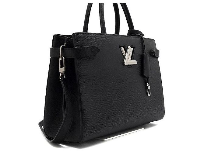 Louis Vuitton Borsa Tote Twist e Borsa a Spalla Nero - vista 3