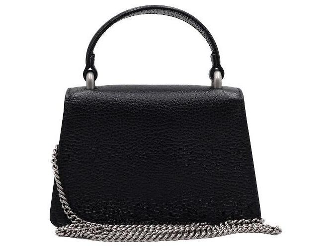 Gucci Mini borsa tote Dionysus con manico superiore e tracolla a catena argentata - vista 5