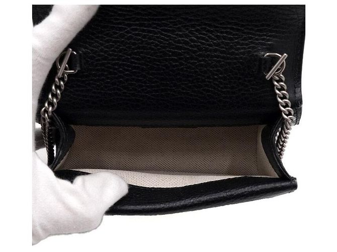 Gucci Mini borsa tote Dionysus con manico superiore e tracolla a catena argentata - vista 6