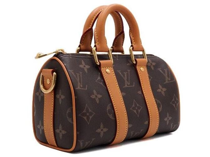 Louis Vuitton Keepall Bandoulière in pelle di vitello Monogram Soft Multicolore - vista 3