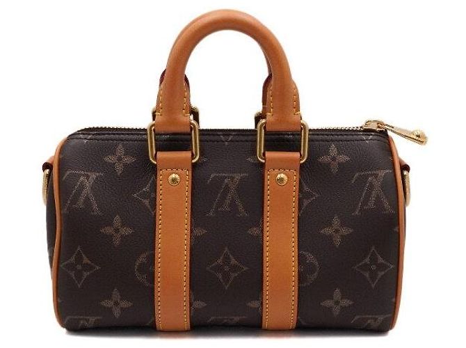 Louis Vuitton Keepall Bandoulière in pelle di vitello Monogram Soft Multicolore - vista 4