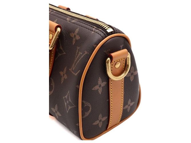 Louis Vuitton Keepall Bandoulière in pelle di vitello Monogram Soft Multicolore - vista 8